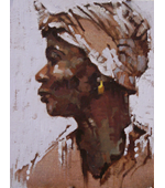 Profile  14x11 oil on canvas
